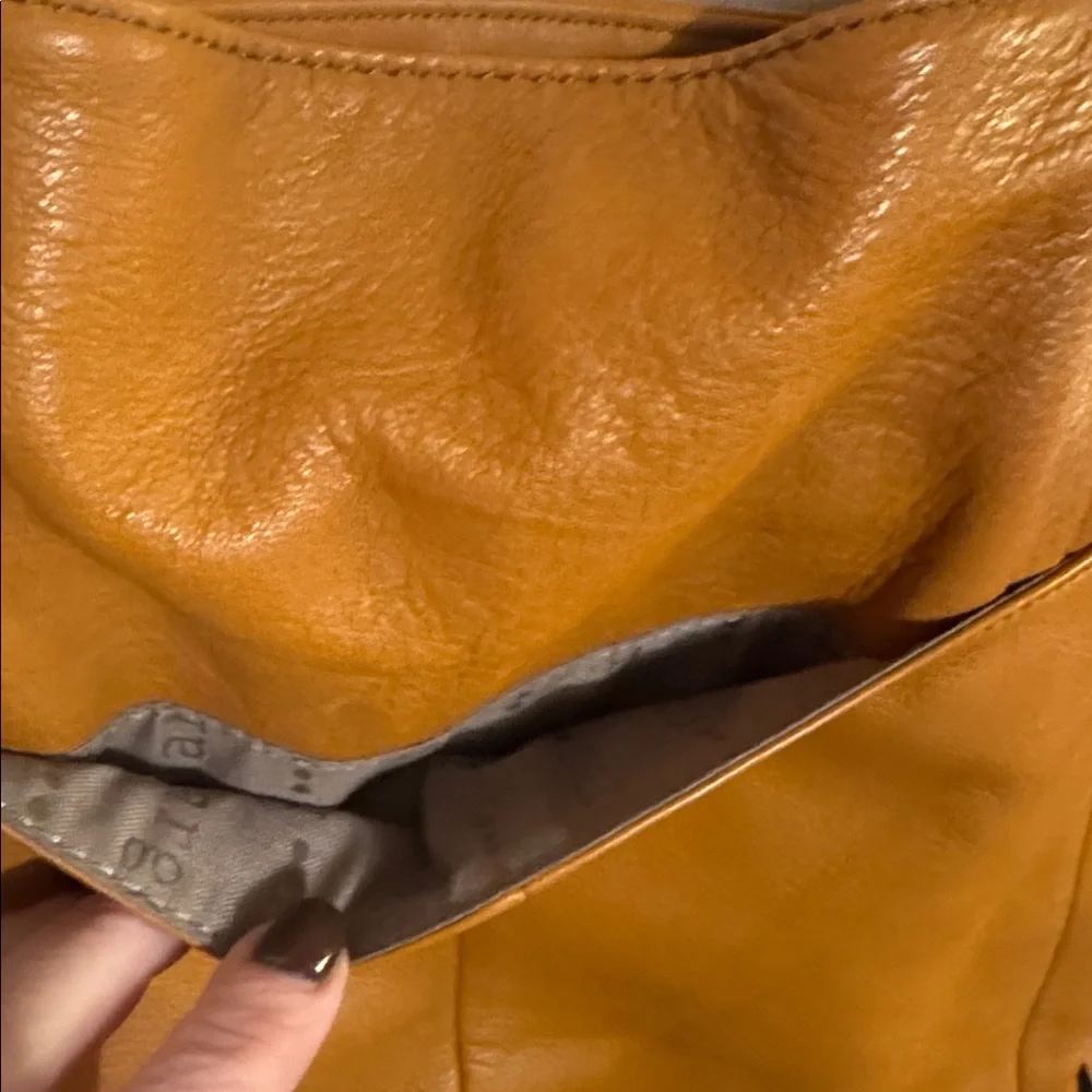 Margot New York “Marcy” Tan Leather Tote Bag
